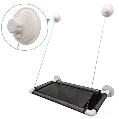 🐾 Vindusmontert katteseng med sugekopper | Perfekt utsiktsplass for katten - Mimsy