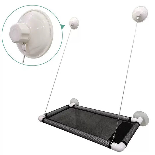 🐾 Vindusmontert katteseng med sugekopper | Perfekt utsiktsplass for katten - Mimsy store