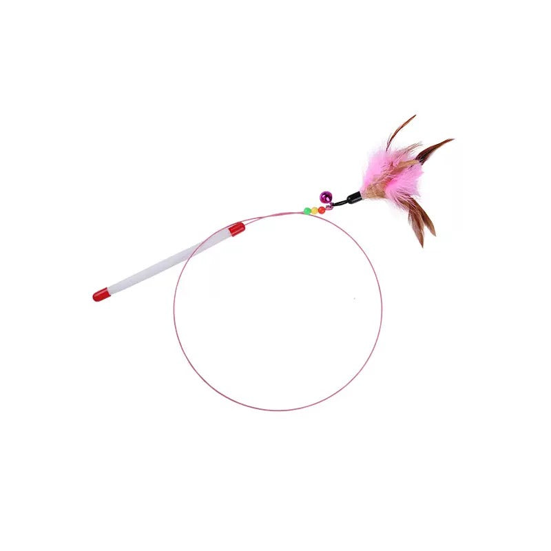 🎣 Katteleke fiskestang med fjær og bjelle | Interaktiv jaktlek - Mimsy store