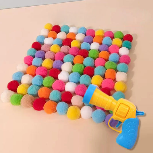 🎯 Pom-Pom Skyteleke for Katter | Moro og Aktivitet - Mimsy store