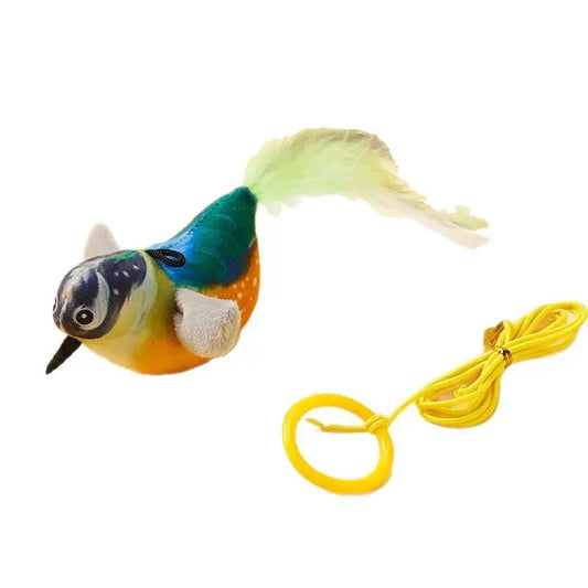 🦜 Fugleleke med fjærhale og snor | Aktiv lek for katten - Mimsy store