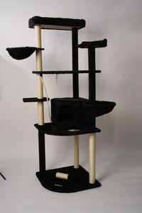 MIMSY Mummitroll Klorestativ 181 cm – Svart Hjørnestativ med Hule (julesalg)