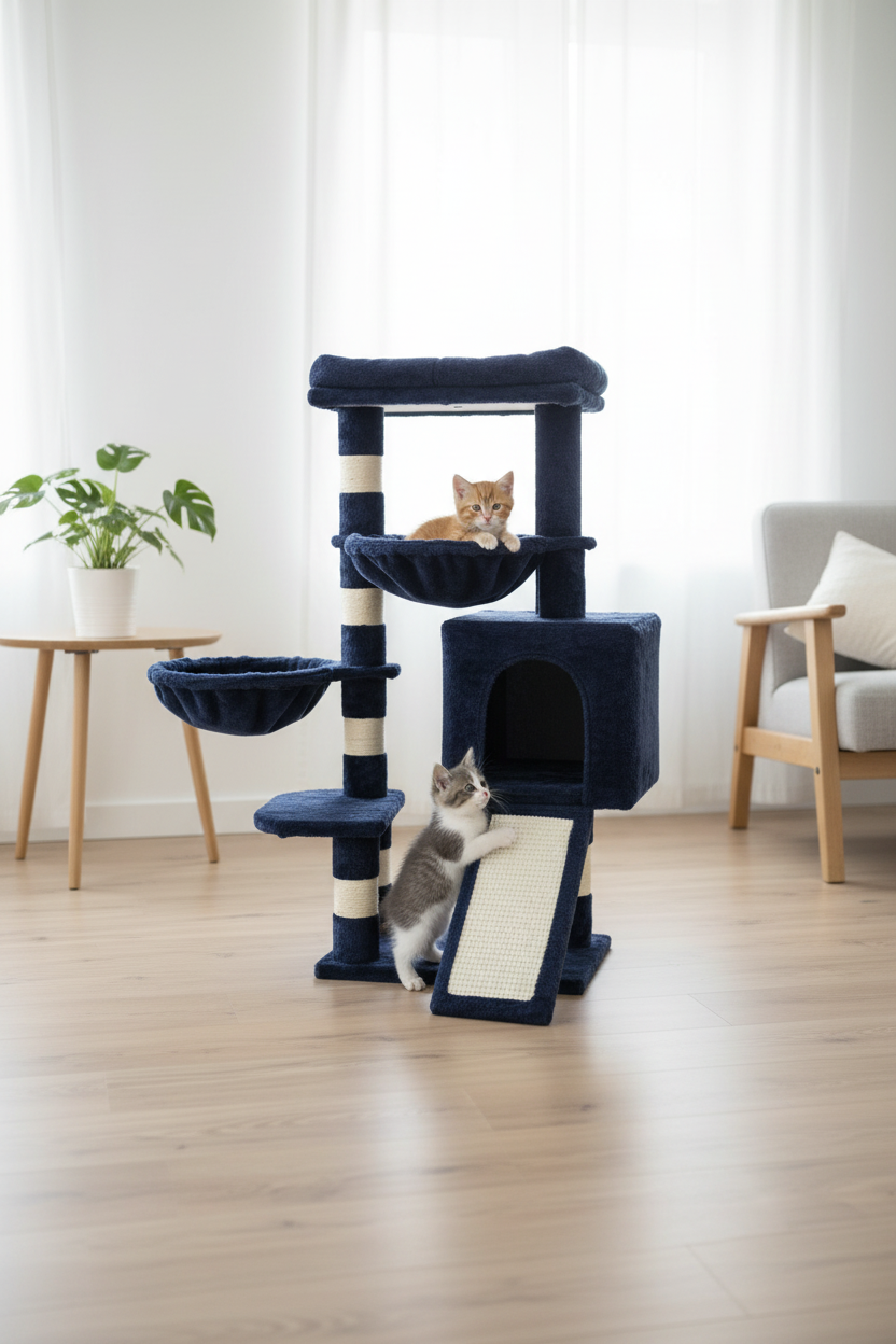 Maven klorestativ - kattunge på rampe