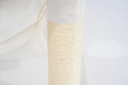 Sisal klorestolpe på Mimsy Mila White klorestativ